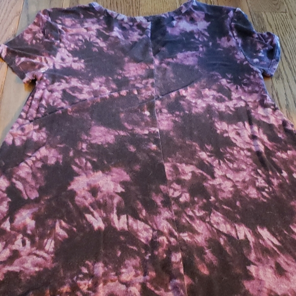 2 for 10 Mudd Short Sleeve Red Tie Dye Shirt - Picture 3 of 3